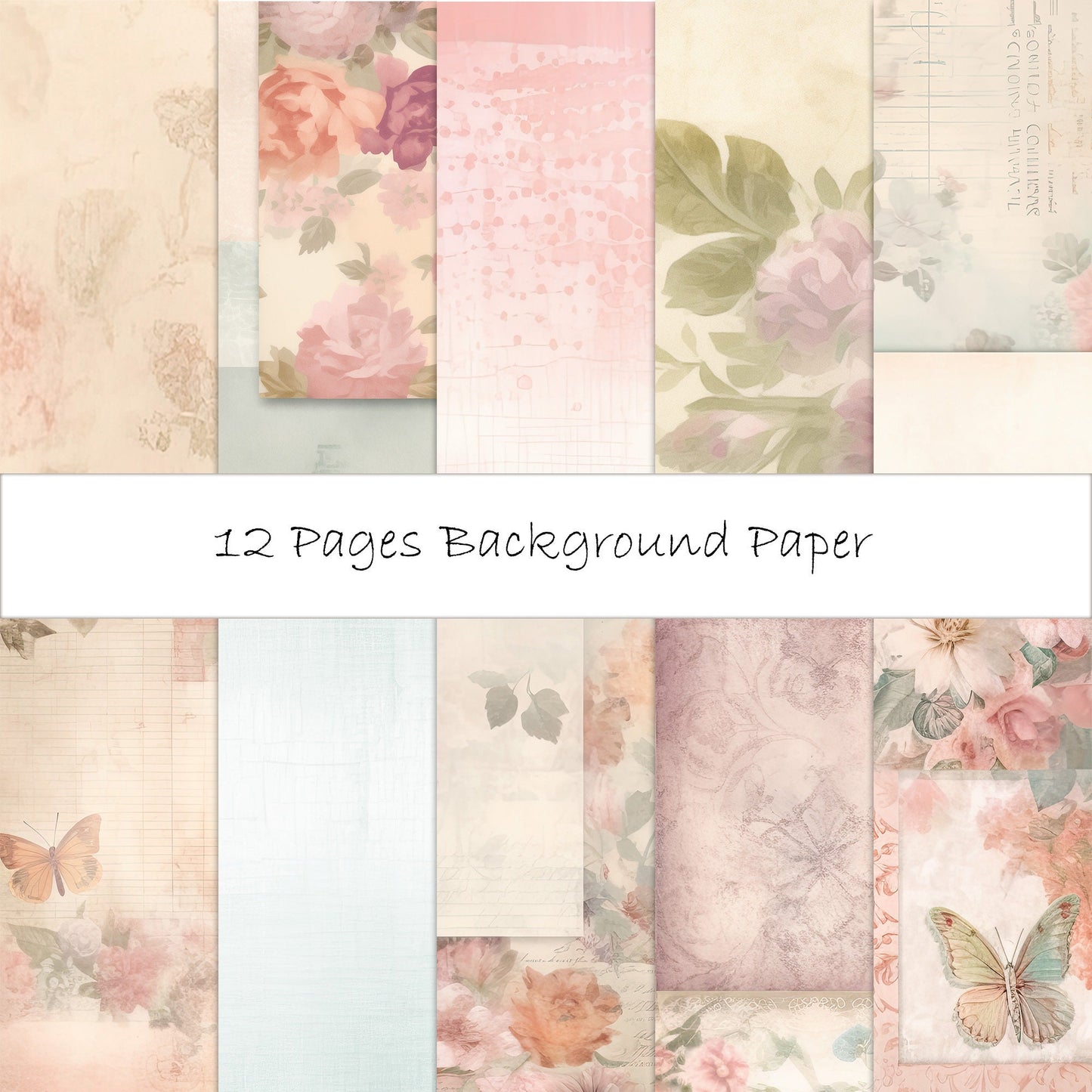 Spring Pastel Junk Journal Kit