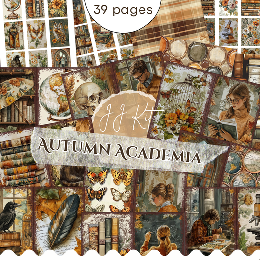 a collage of autumn and autumn themed papers