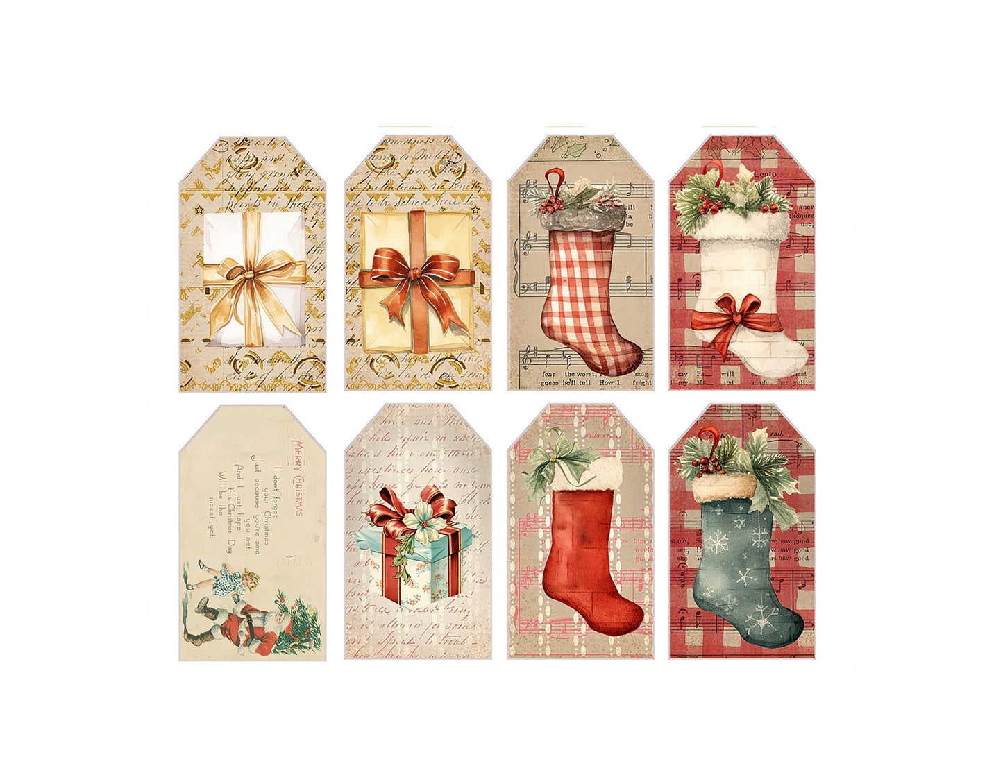 Christmas Junk Journal Mini Folio Kit