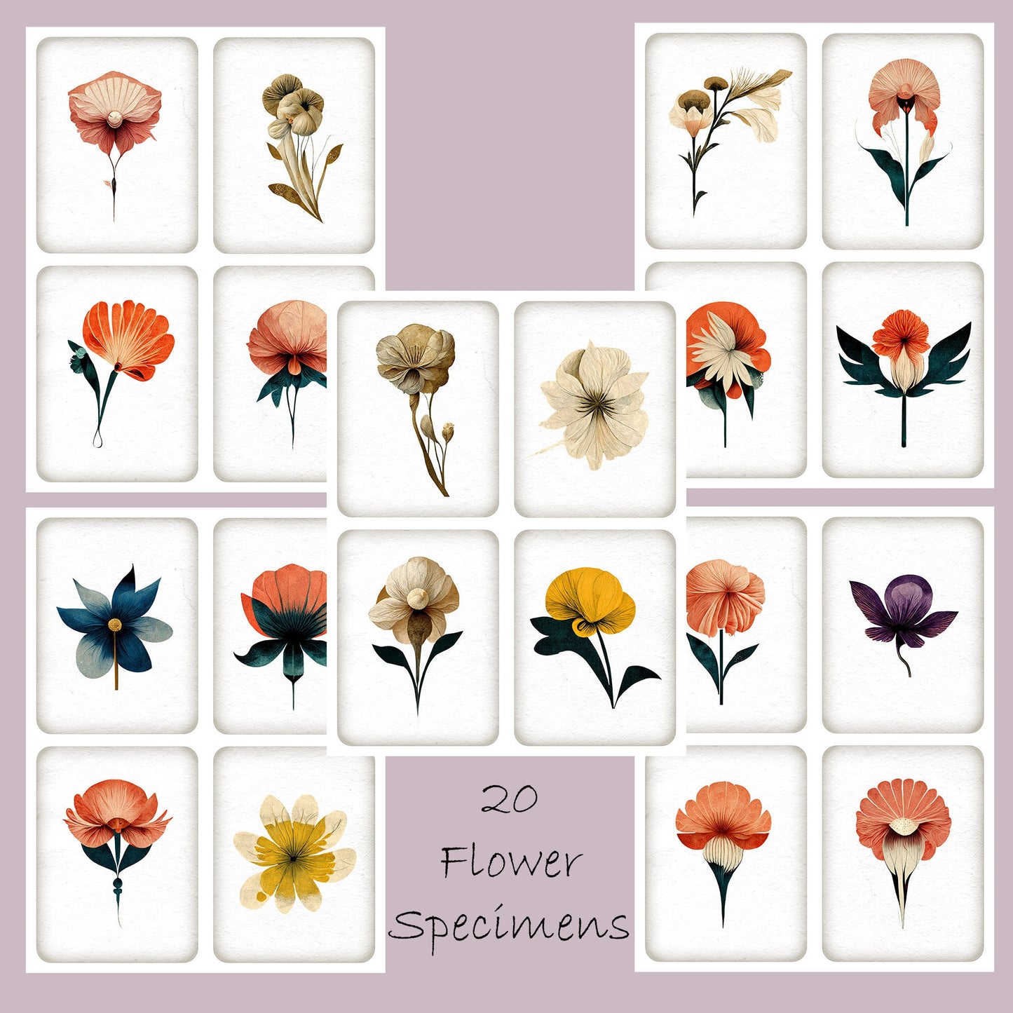 Flower Specimen Slides