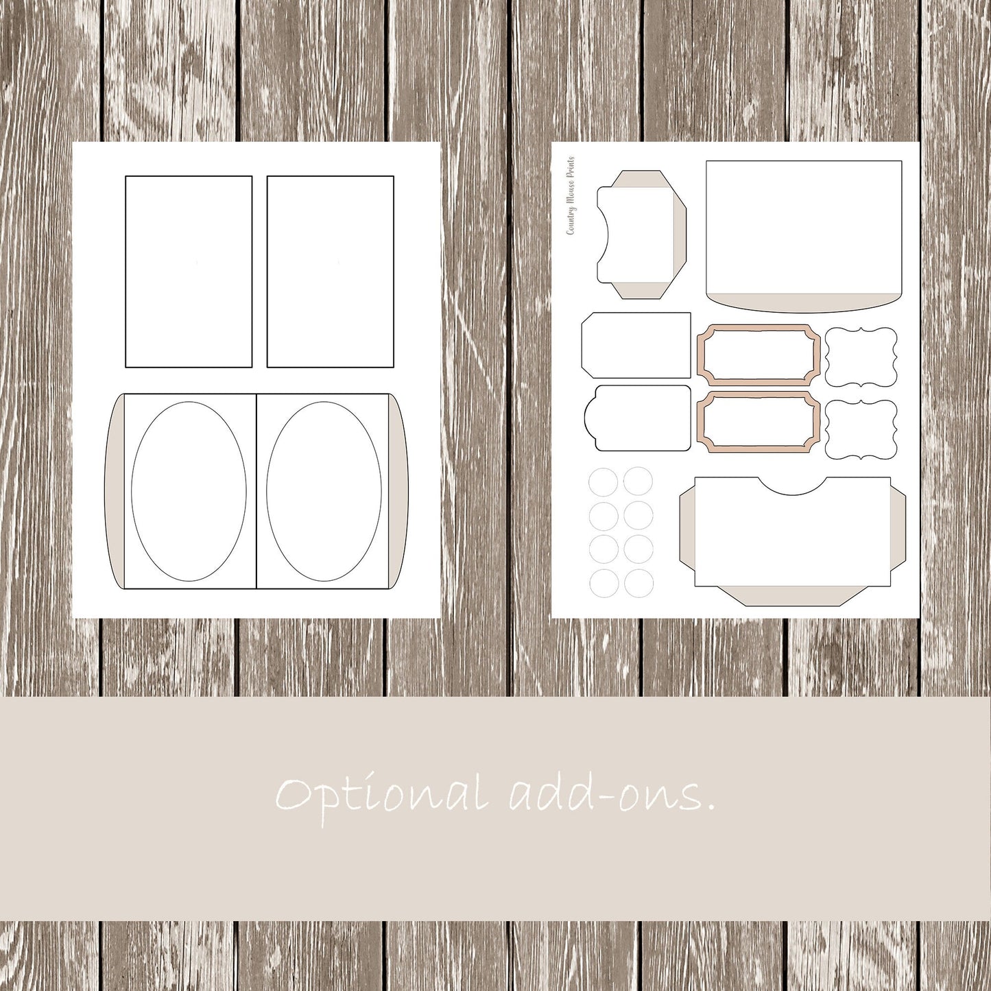 Mini Folio Junk Journal Template: Printable Blank PDF for DIY Crafting & Scrapbooking