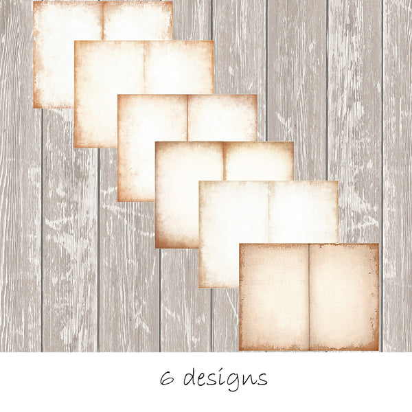Junk Journal Page Spread Overlay Printable Template – Country Mouse Prints