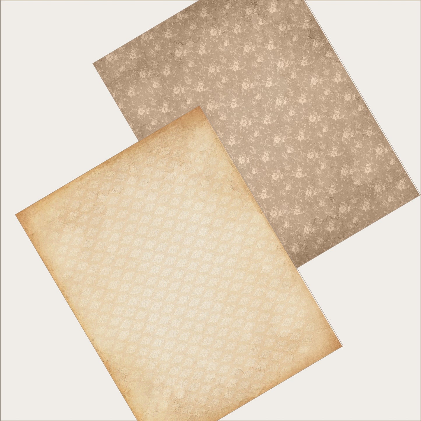 Shabby Vintage Junk Journal Background Papers