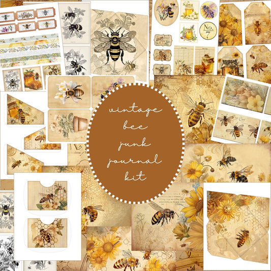 Bee Junk Journal Kit