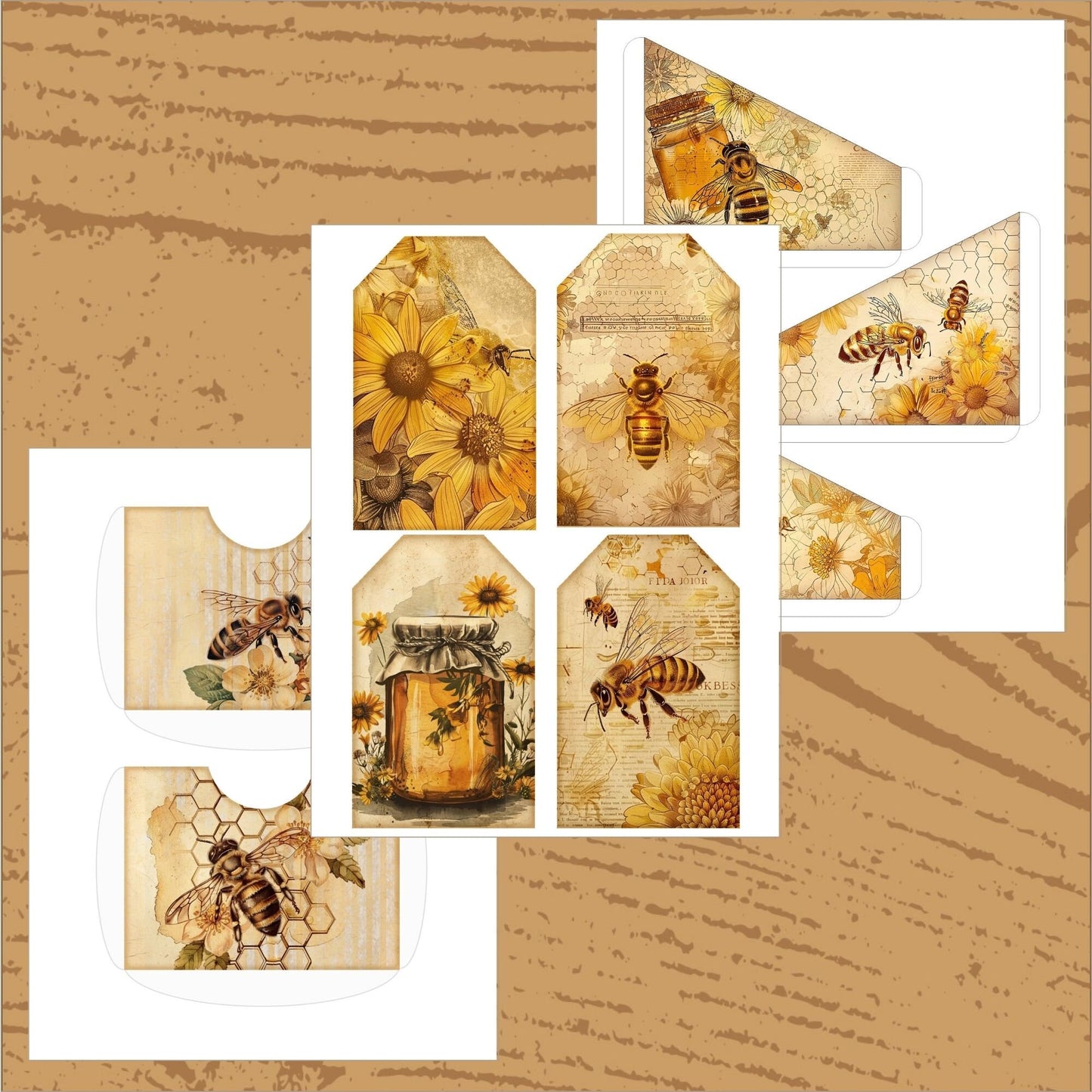 Bee Junk Journal Kit