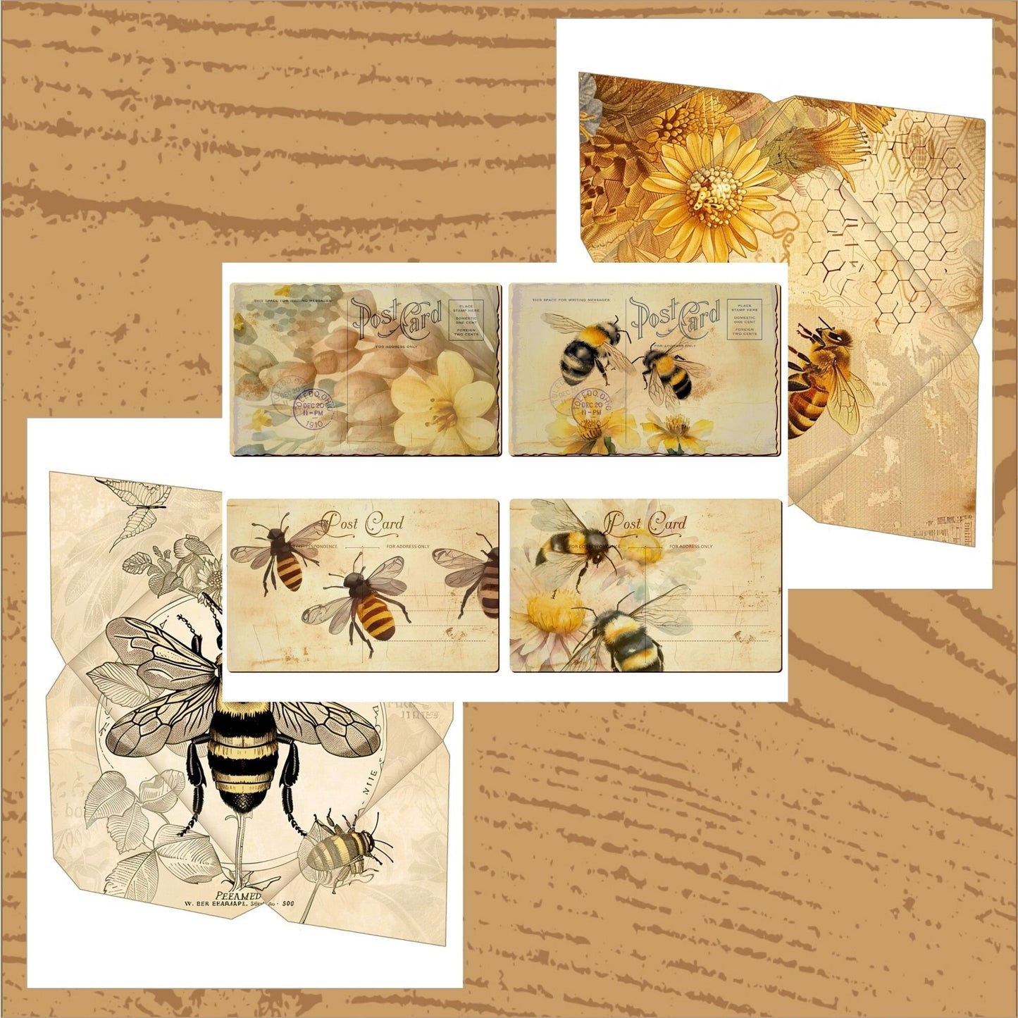 Bee Junk Journal Kit