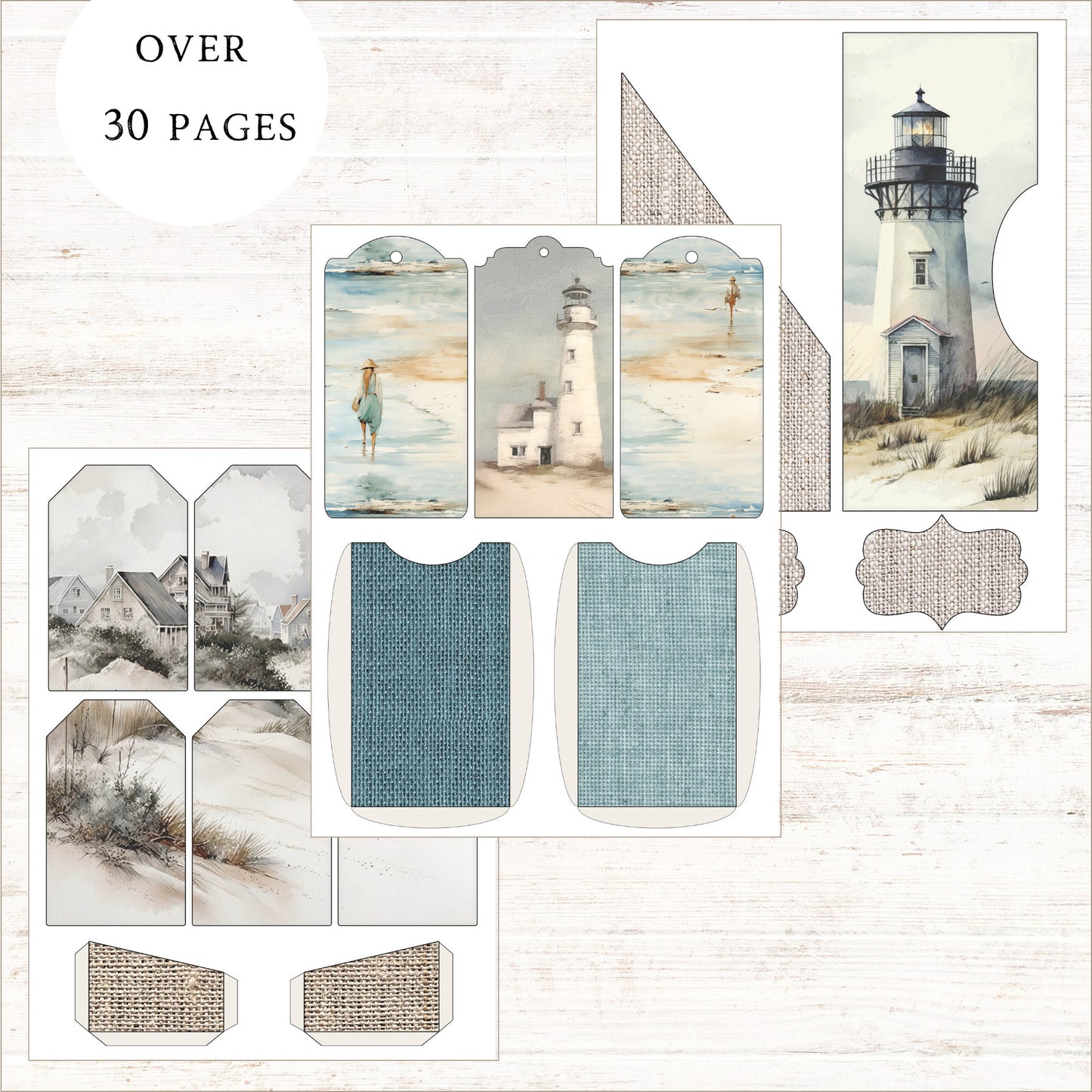 Ocean Beach Junk Journal Kit