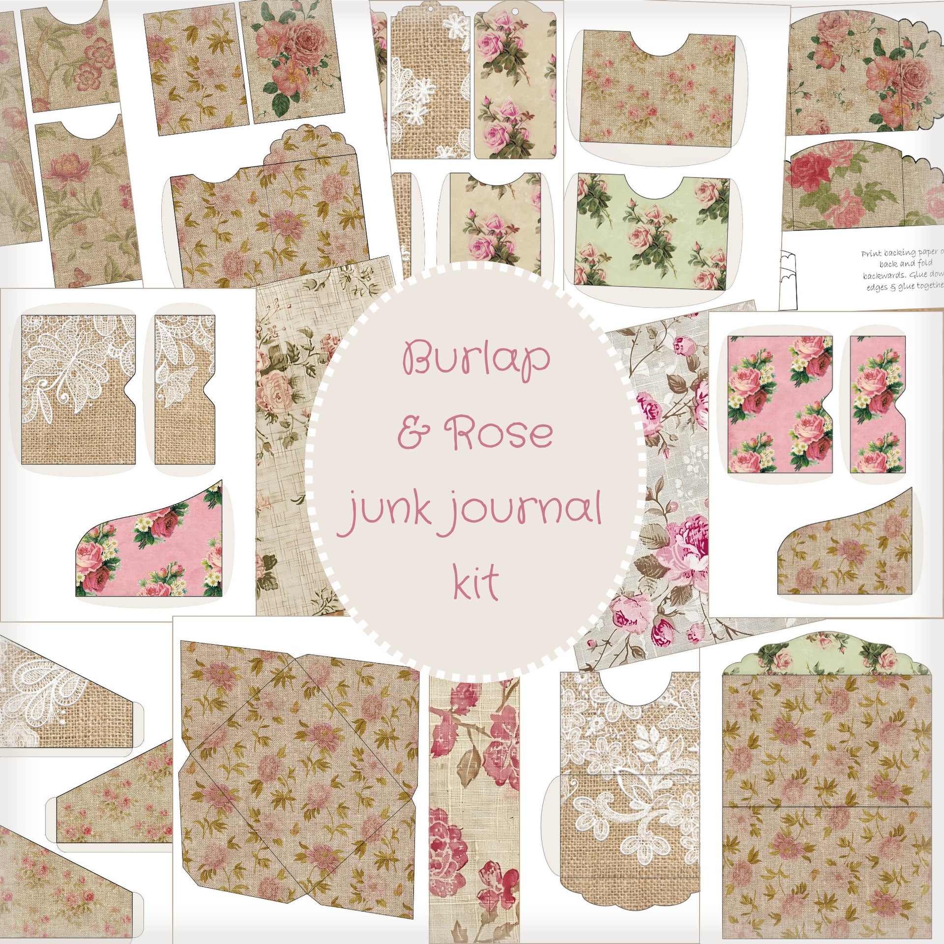 burlap-rose-junk-journal-kit-country-mouse-prints for Free Printable Junk Journal Kit Burlap & Rose Junk Journal Kit – Country Mouse Prints for Free Printable Junk Journal Kit