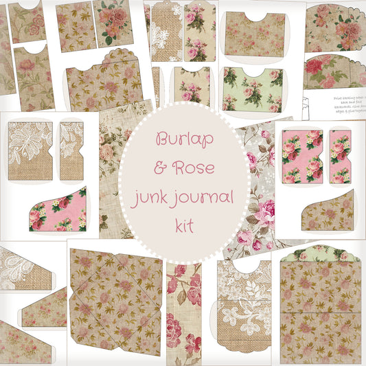 Burlap & Rose Junk Journal Kit