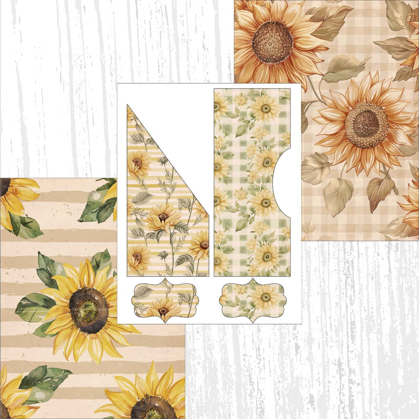 Junk Journal Kit Sunflower