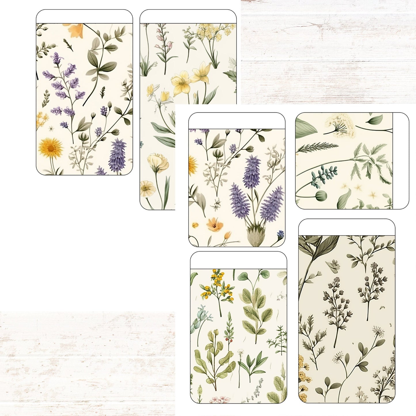 Trifold Floral Botanical Folio