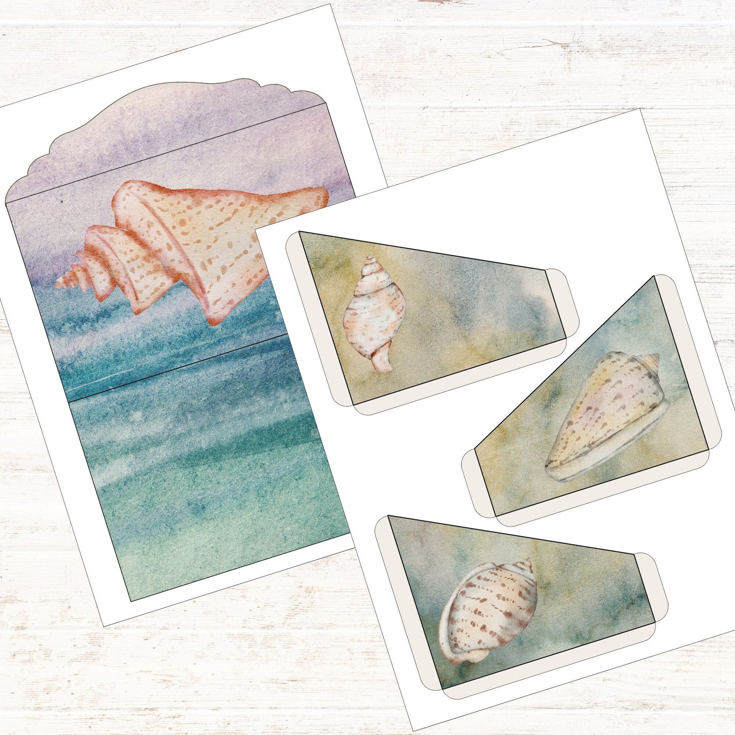 Ocean Shell Junk Journal Kit