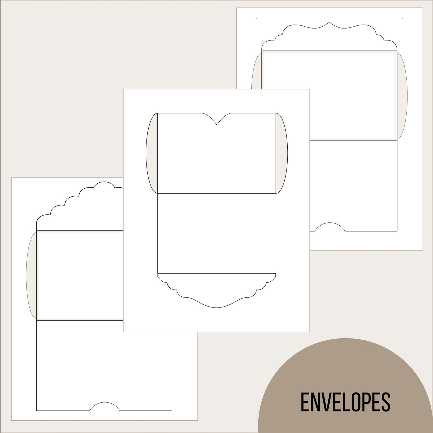 Junk Journal Blank Template Kit