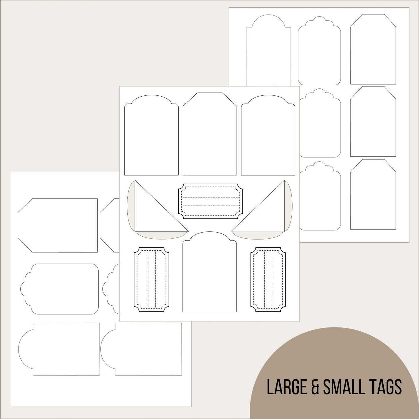 Junk Journal Blank Template Kit