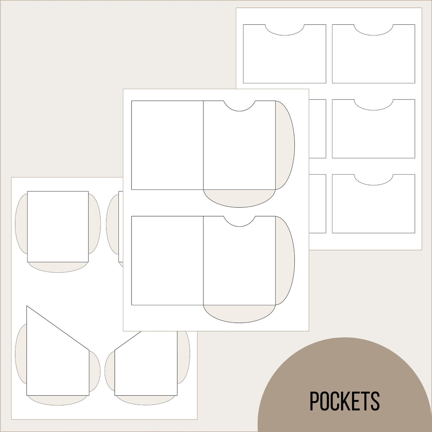 Junk Journal Blank Template Kit