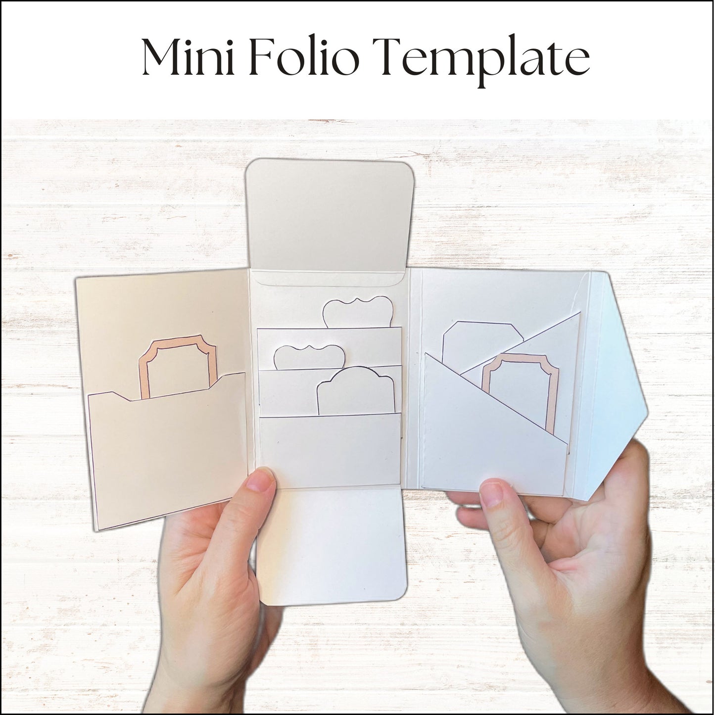 Mini Folio Blank Template