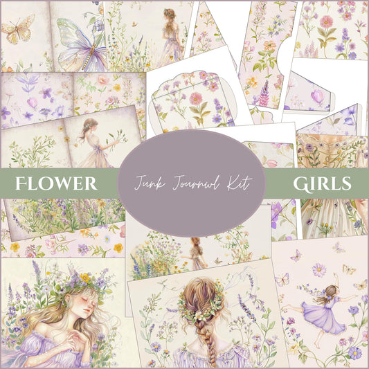 Flower Girls Wildflower Junk Journal Kit