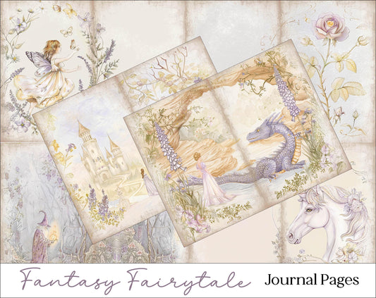 Fantasy Fairytale Junk Journal Journal Pages