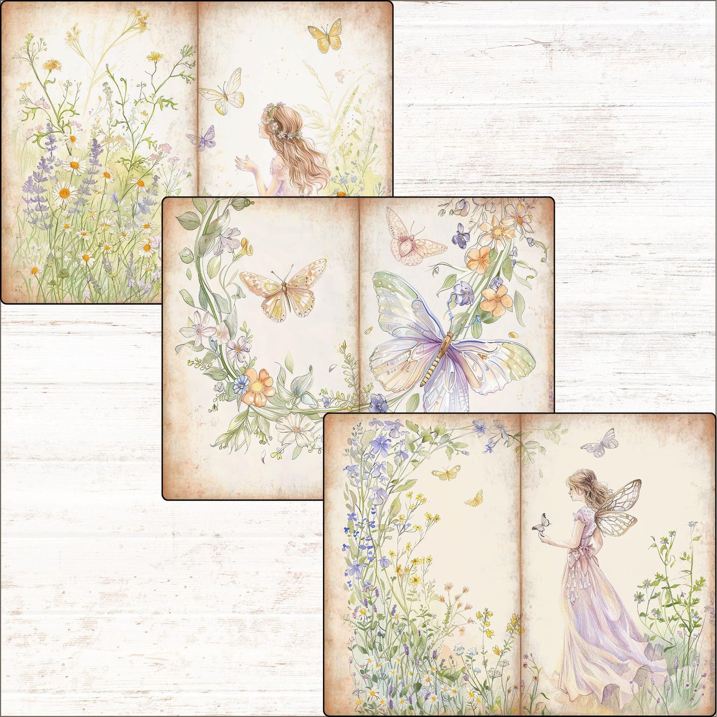 Fairy Wildflower Junk Journal Kit