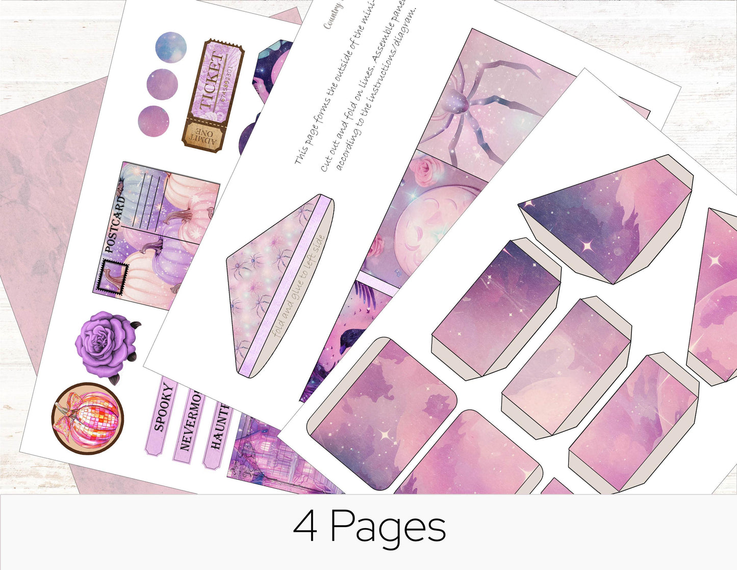 Pastel Gothic Mini Folio Kit