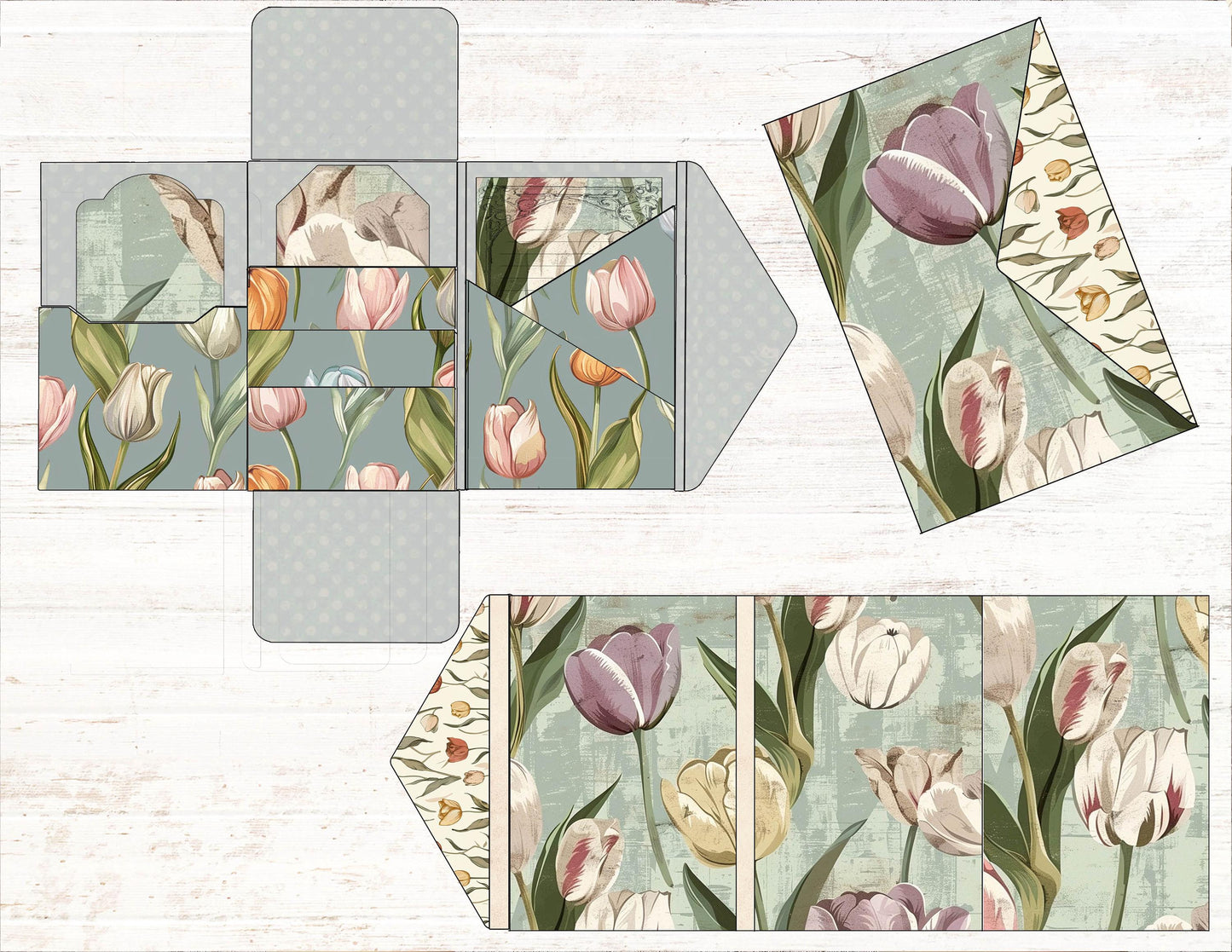 Tulip Garden Mini Folio Kit