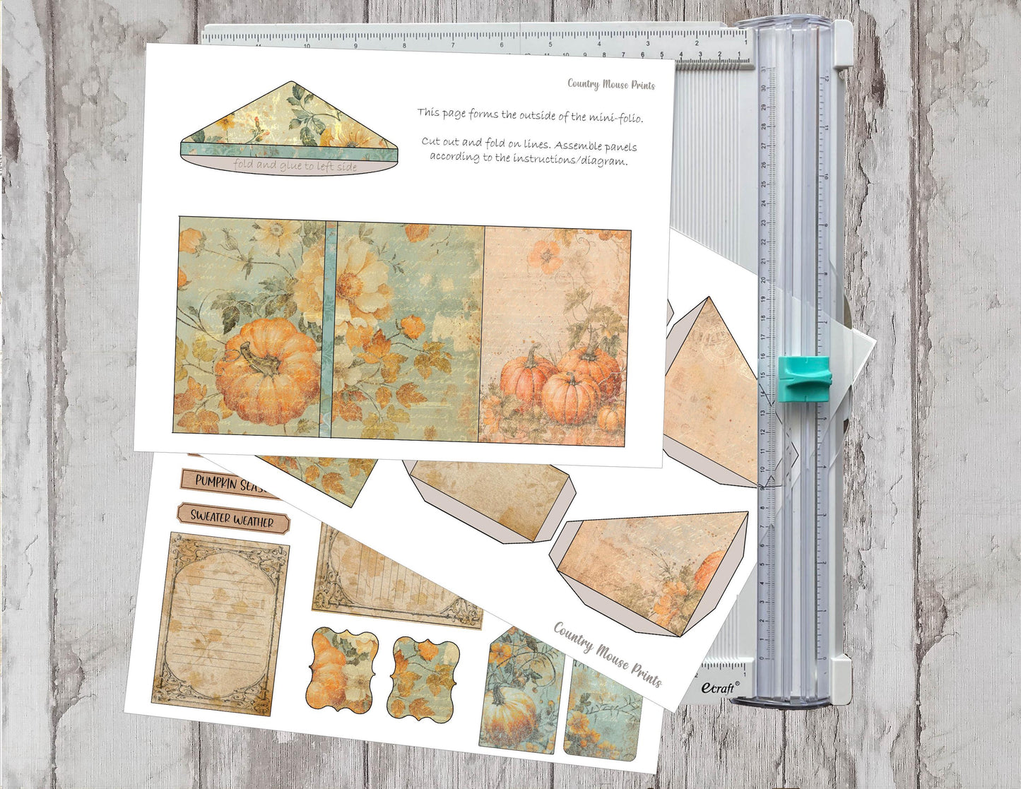 Autumn Colors Mini Folio Kit