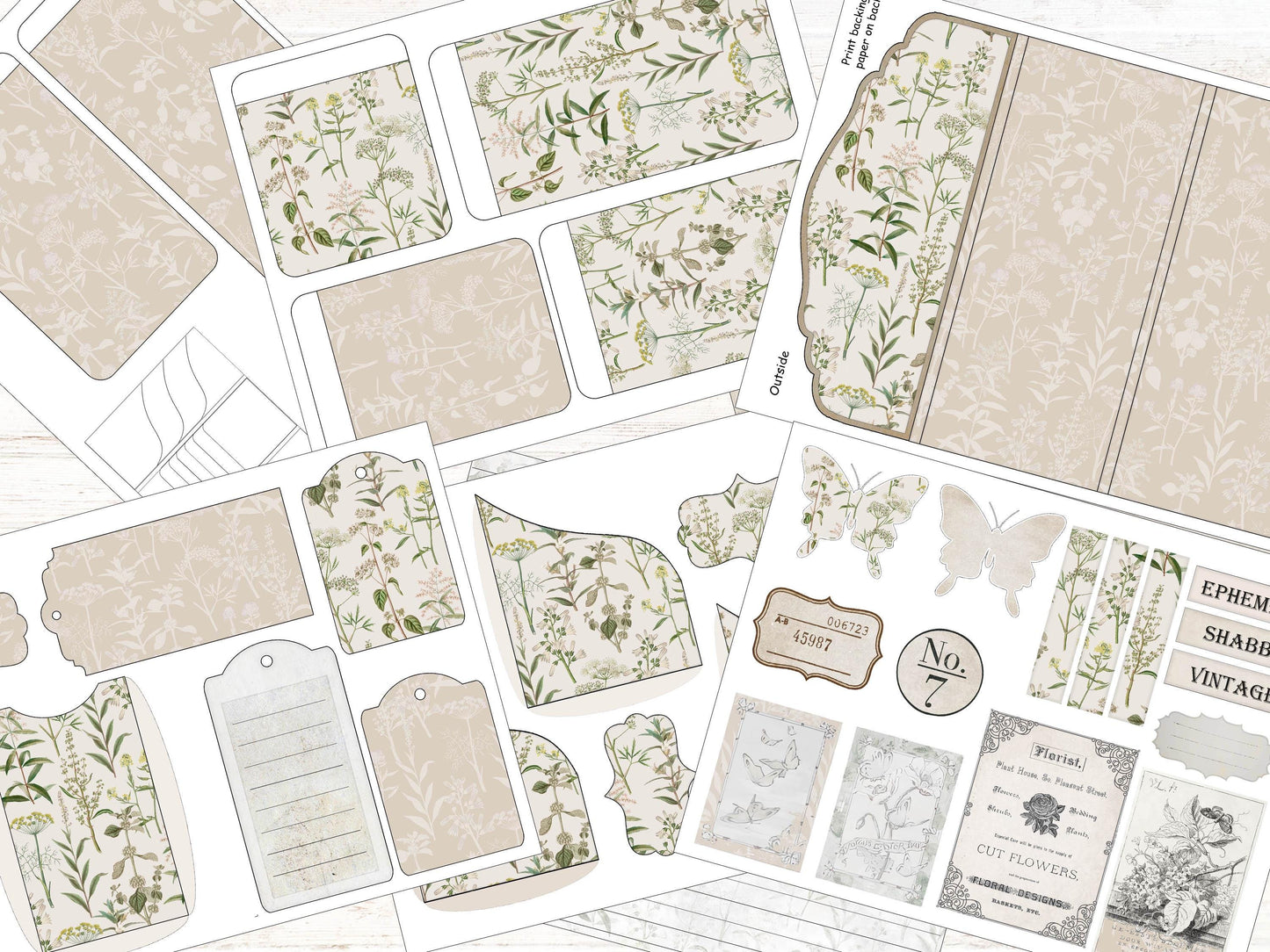 Botanical Printable Folio