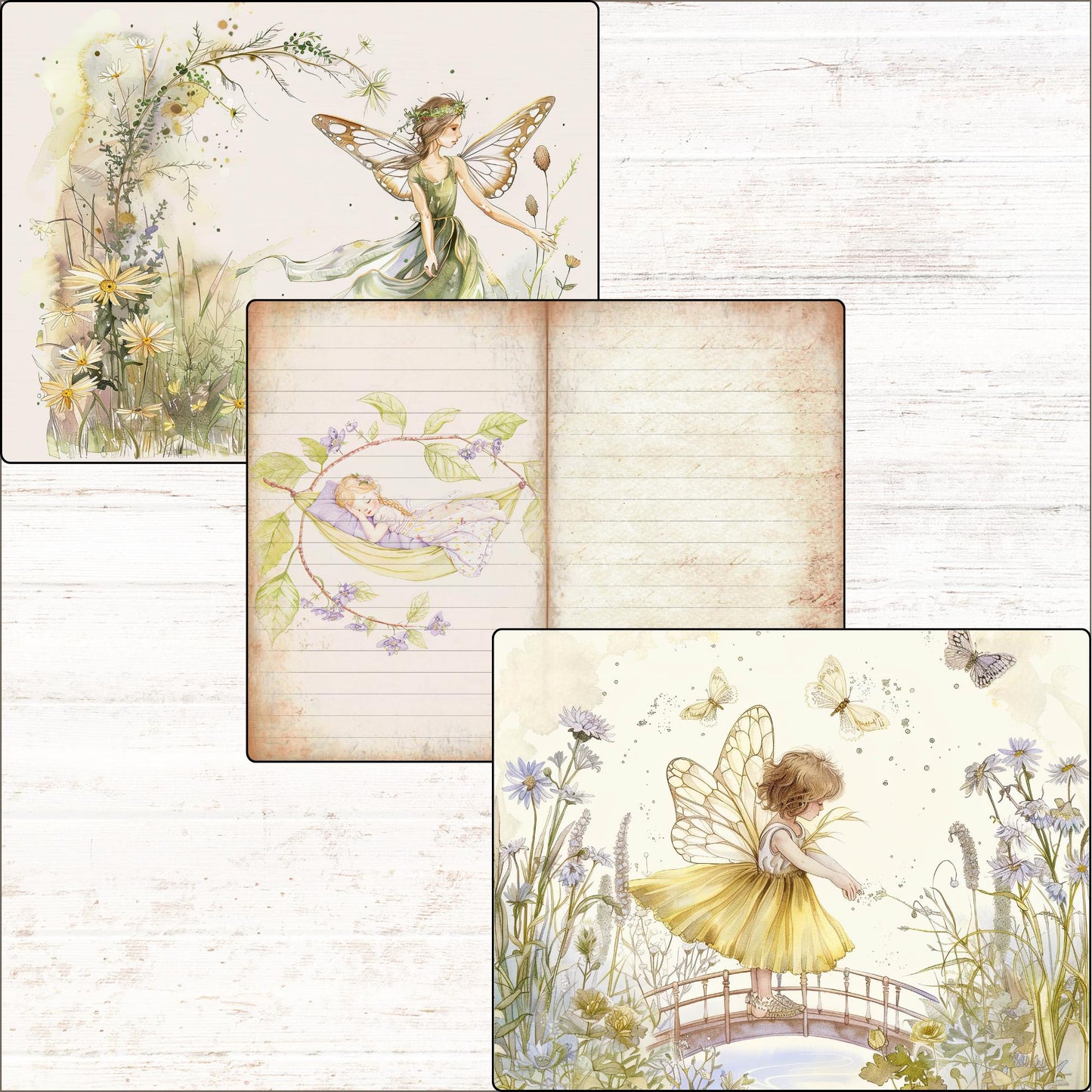 Fairy Wildflower Junk Journal Kit