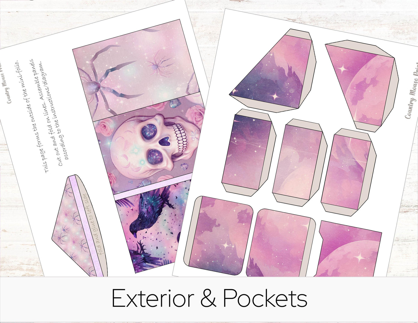 Pastel Gothic Mini Folio Kit