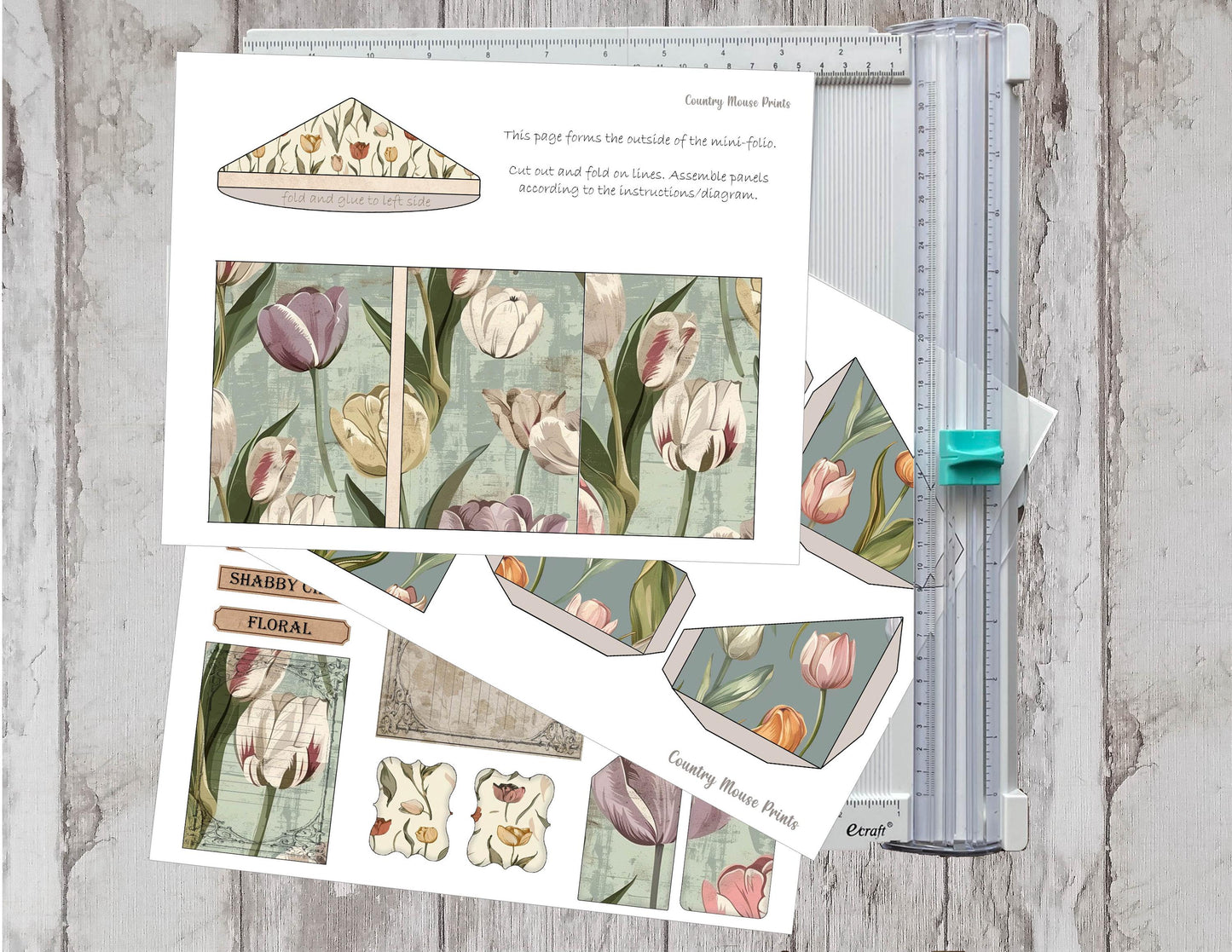 Tulip Garden Mini Folio Kit