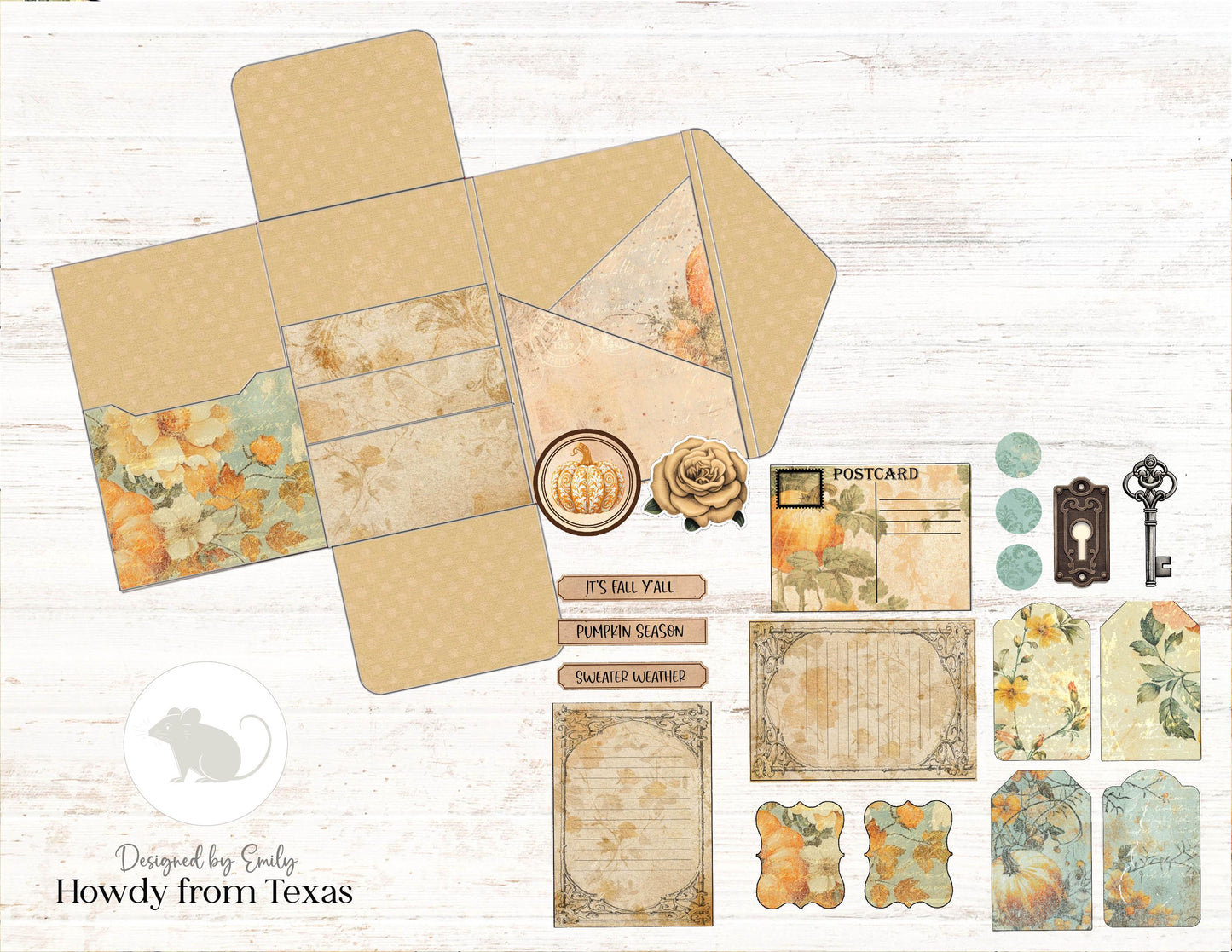 Autumn Colors Mini Folio Kit