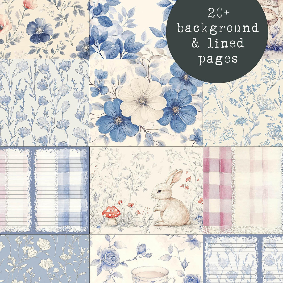 Spring Cottagecore Junk Journal Kit – Country Mouse Prints