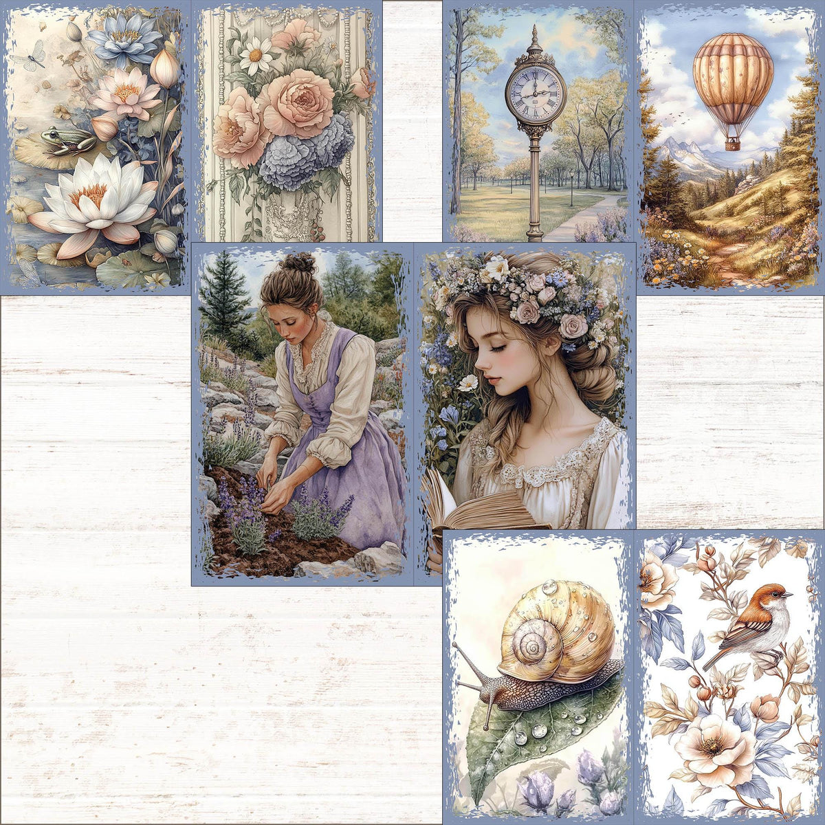 Spring Cottagecore Junk Journal Kit – Country Mouse Prints